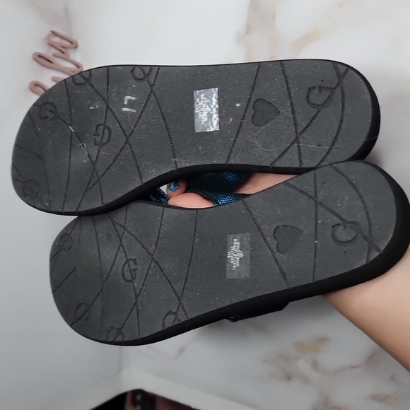 Guess multicolored bow sandals thongs - Picture 6 of 7